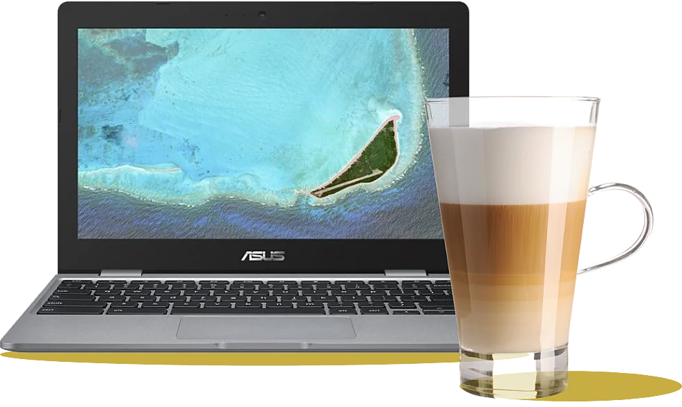 Coffee and a Laptop